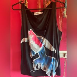 Moschino Jeans Fish Tank Top